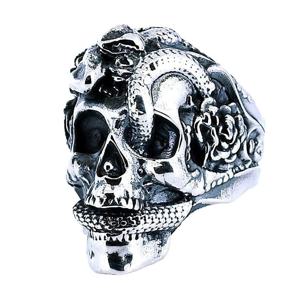 Anillo De Plata Calavera