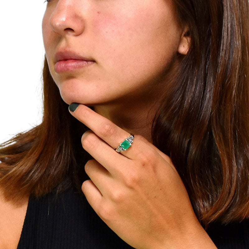 Anillo De Plata Marquesita