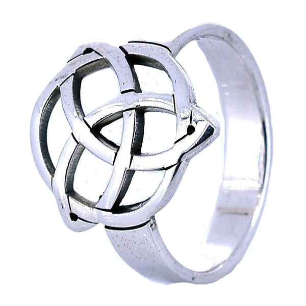 Anillo De Plata Nudo De Bruja