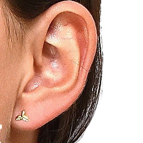 Arete Oro Cola De Ballena