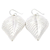 Aretes De Plata Hoja