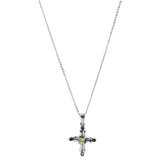 Collar Con Cruz De Plata Chica
