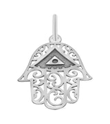 Dije De Mano De Fátima Plata