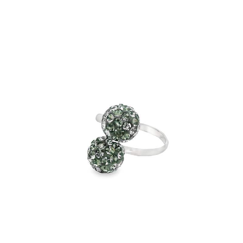 Anillo de Dos Bolas de Fuego