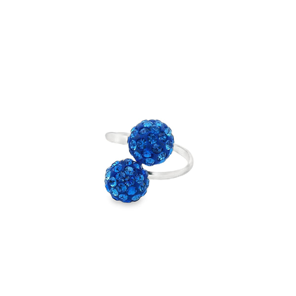 Anillo de Dos Bolas de Fuego