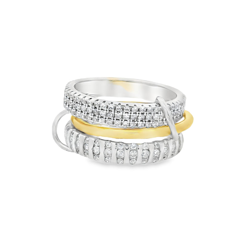 Anillo Unified con Chapa de Oro