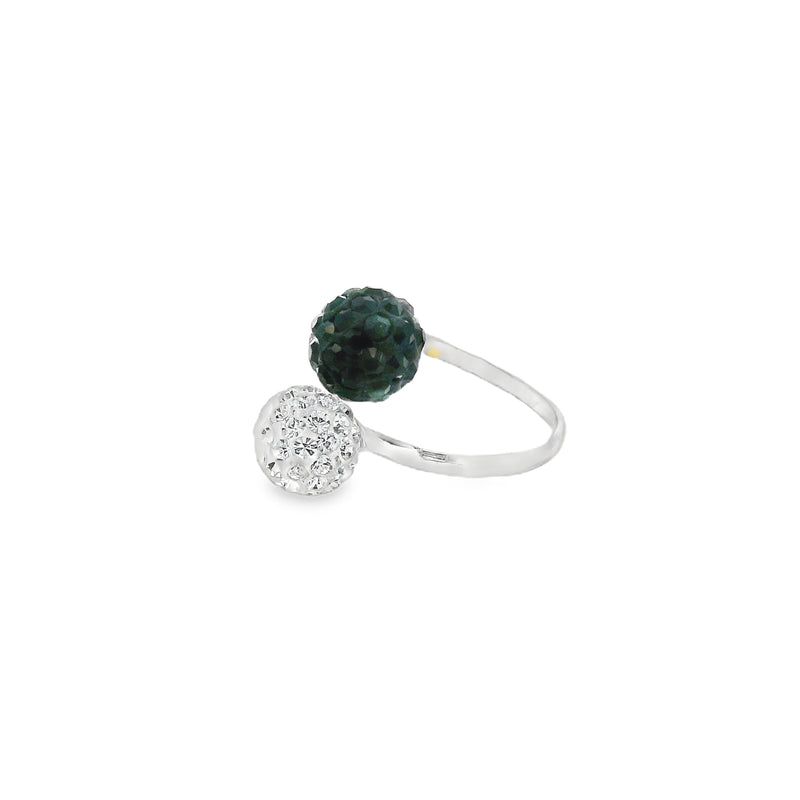 Anillo de Dos Bolas de Fuego