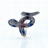 Anillo De Plata Con Marquesita