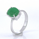 Anillo De Plata Con Piedras Preciosas