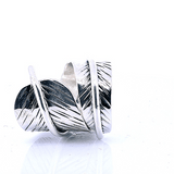 Anillo Hoja De Plata