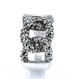 Anillo Cadena De Plata Con Marquesita