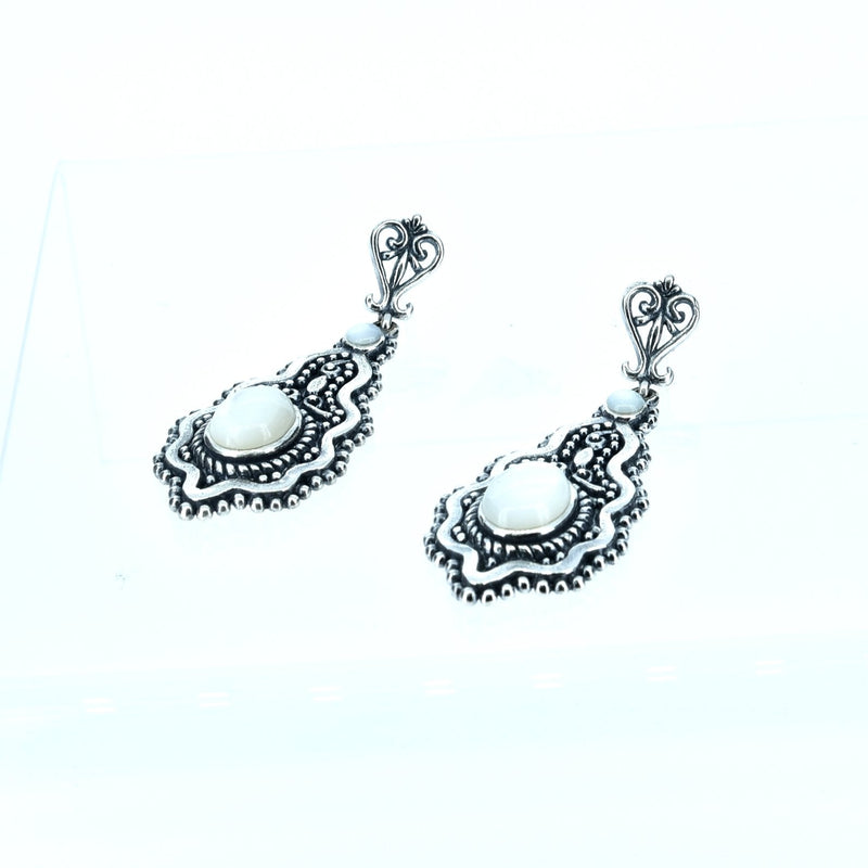 Arete Filigrana Largo Con Piedra-Aretes-Plarte