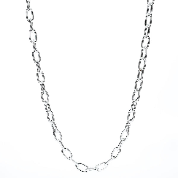 Cadena De Clip Plata